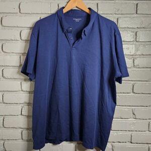 Charles Tyrwhitt Navy Blue 100% Cotton Short Sleeve Polo Shirt XXXL JEPO437FRE